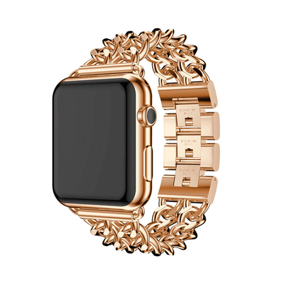 [4 colors available] Double chain metal band [Apple Watch]