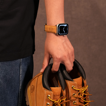 【ブランド本革】ティンバーランドレザーバンド【アップルウォッチ】