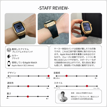 【工具不要のNEWモデル】プレミアムメタルバンド【アップルウォッチ】