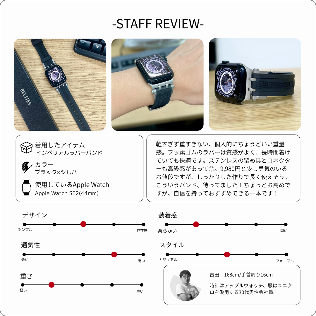 【2025年最新】インペリアルラバーバンド【アップルウォッチ】