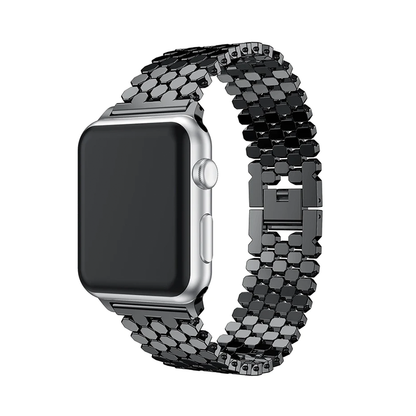 [4 colors available] Honeycomb chain steel band [Apple Watch]