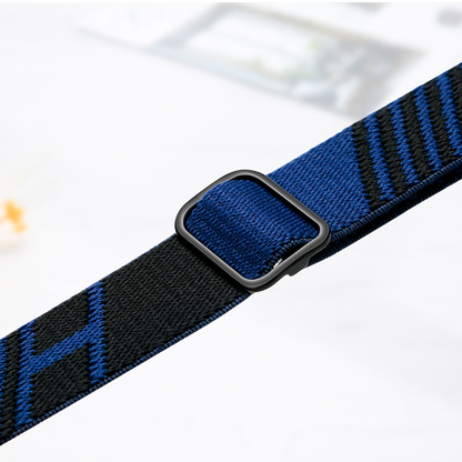 [10 colors available] Striped braided nylon band [Apple Watch]