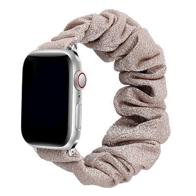 [19 colors available] Feminine scrunchie band [Apple Watch] 