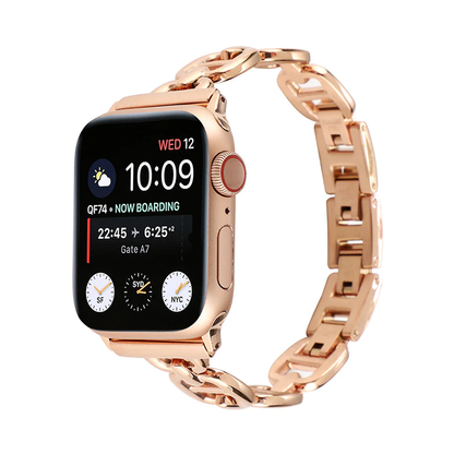 [4 colors available] Chain ring metal band [Apple Watch]