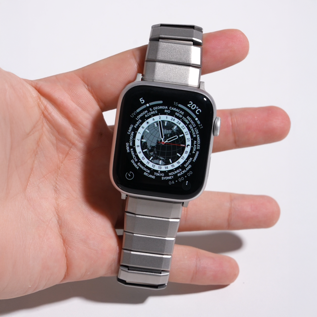 [Addictive Form] Titanium Urban Metal Band [Apple Watch]