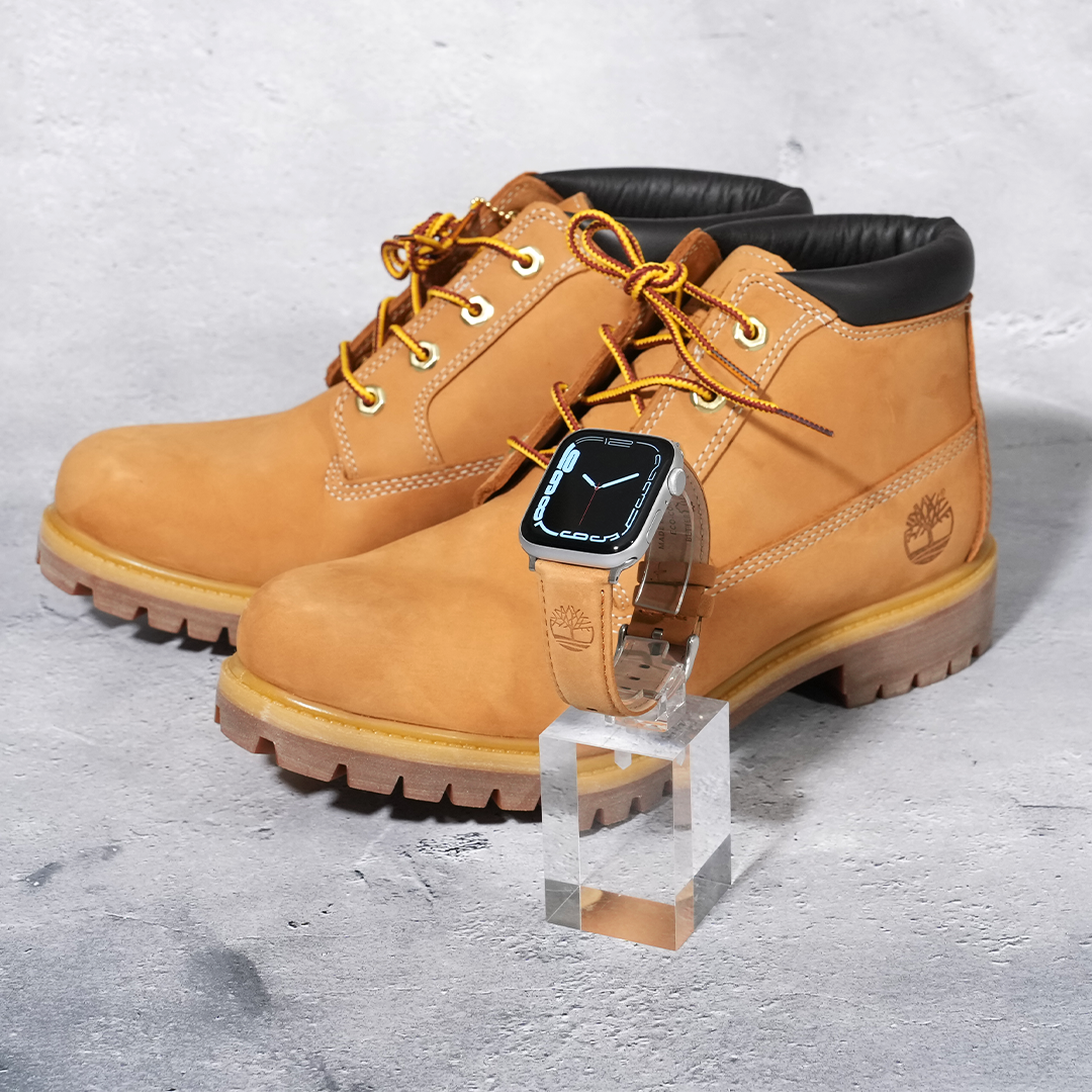 【ブランド本革】ティンバーランドレザーバンド【アップルウォッチ】