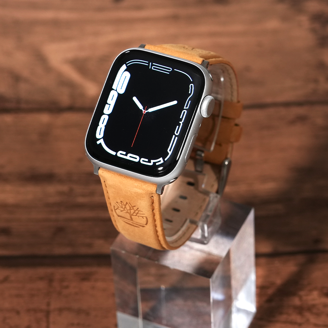 【ブランド本革】ティンバーランドレザーバンド【アップルウォッチ】