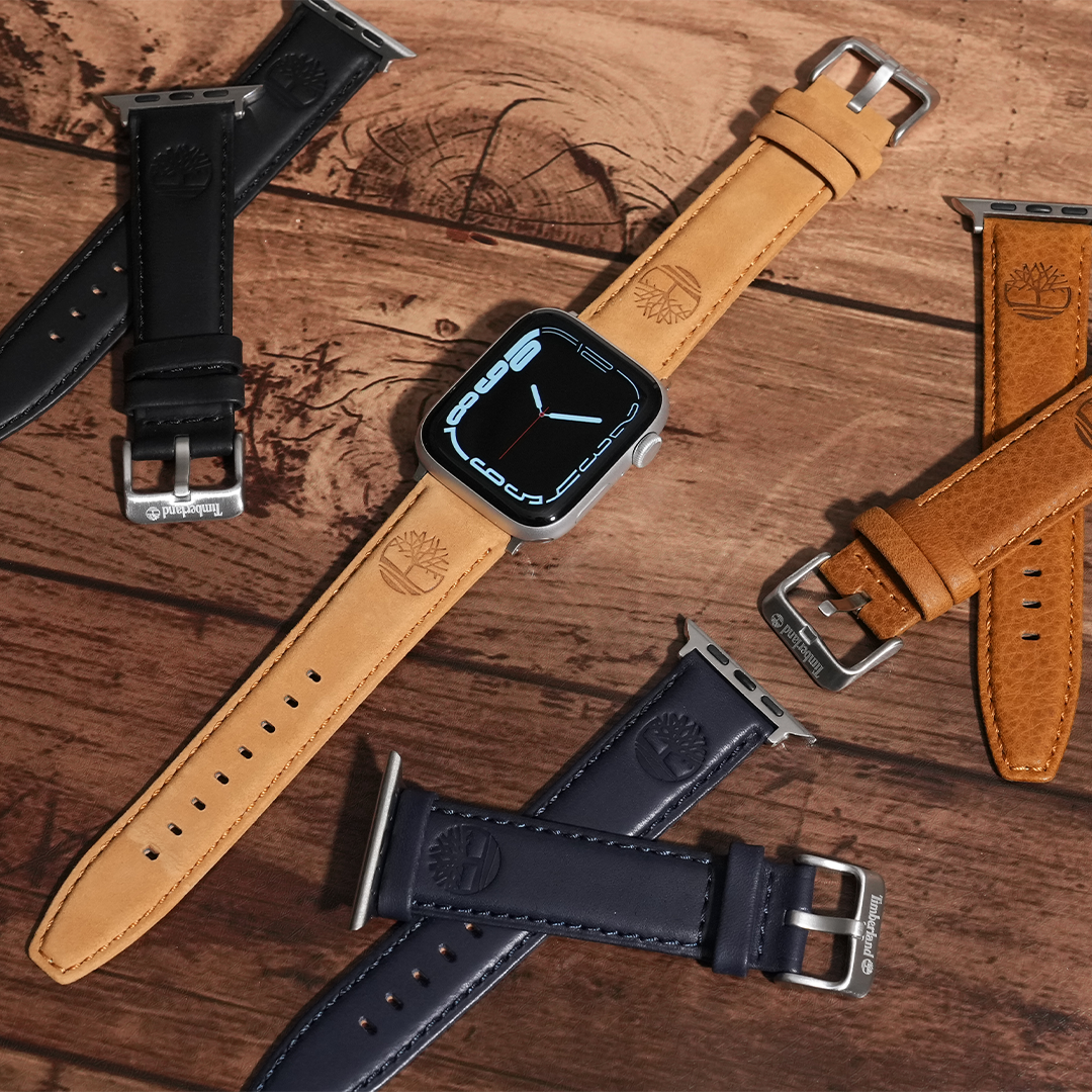 【ブランド本革】ティンバーランドレザーバンド【アップルウォッチ】