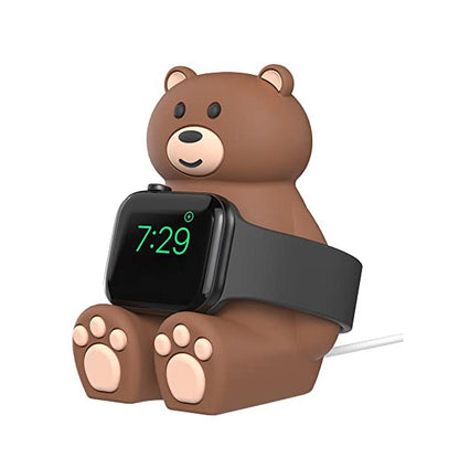 [3 colors available] Bear Apple Watch charging stand [Apple Watch]