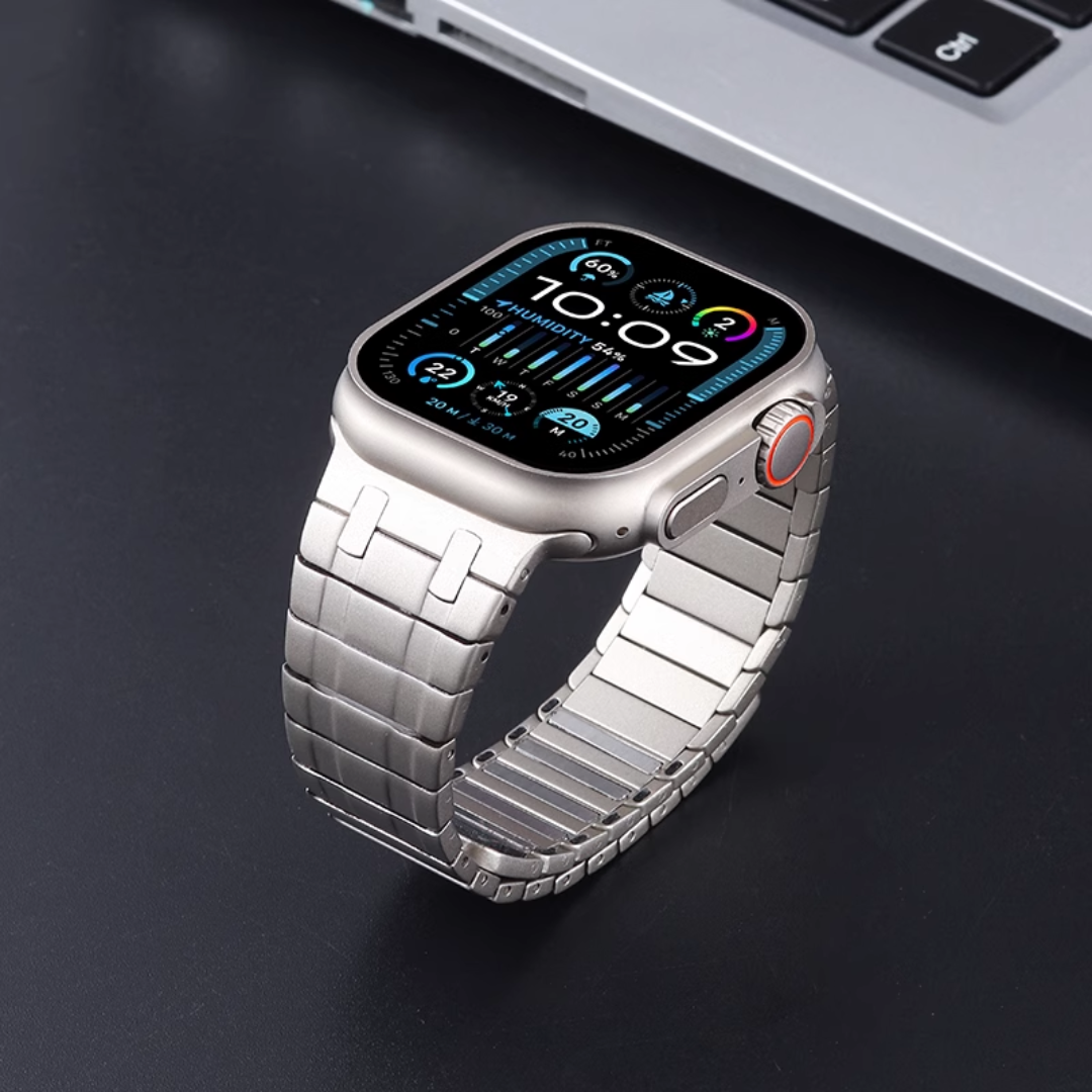 [4 colors available] Dual Line Magnetic Band [Apple Watch]