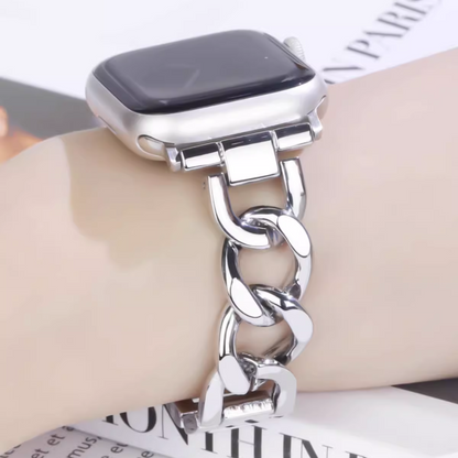 [4 colors available] Elegant chain link band [Apple Watch]