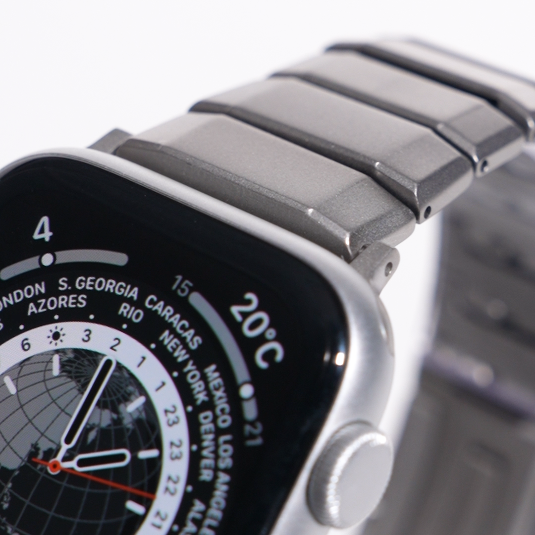 [Addictive Form] Titanium Urban Metal Band [Apple Watch]