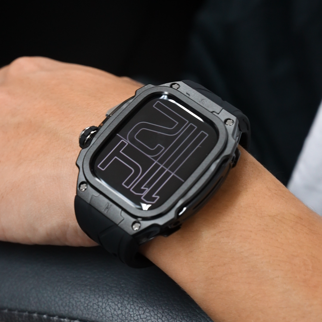 [Compatible with Series 10/11] Metallic Frame Integrated Band [Apple Watch]