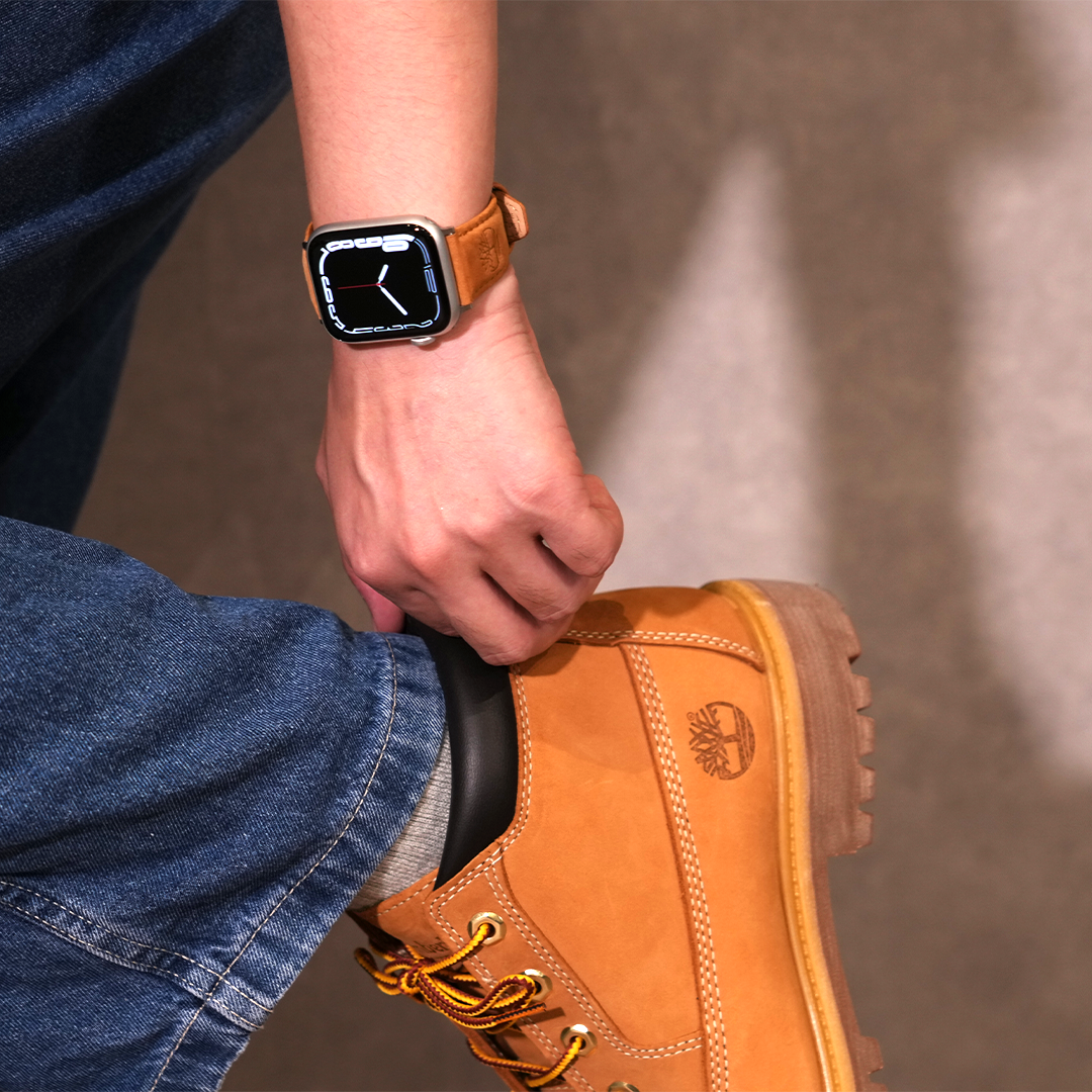 【ブランド本革】ティンバーランドレザーバンド【アップルウォッチ】