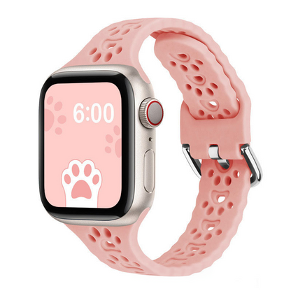 [14 colors available] Cat's Claw Silicone Band [Apple Watch]