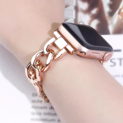 [4 colors available] Elegant chain link band [Apple Watch]