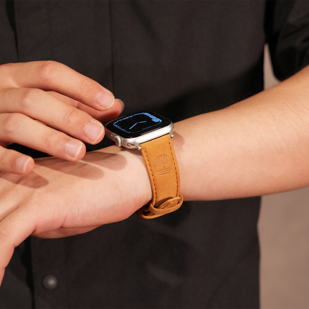 【ブランド本革】ティンバーランドレザーバンド【アップルウォッチ】