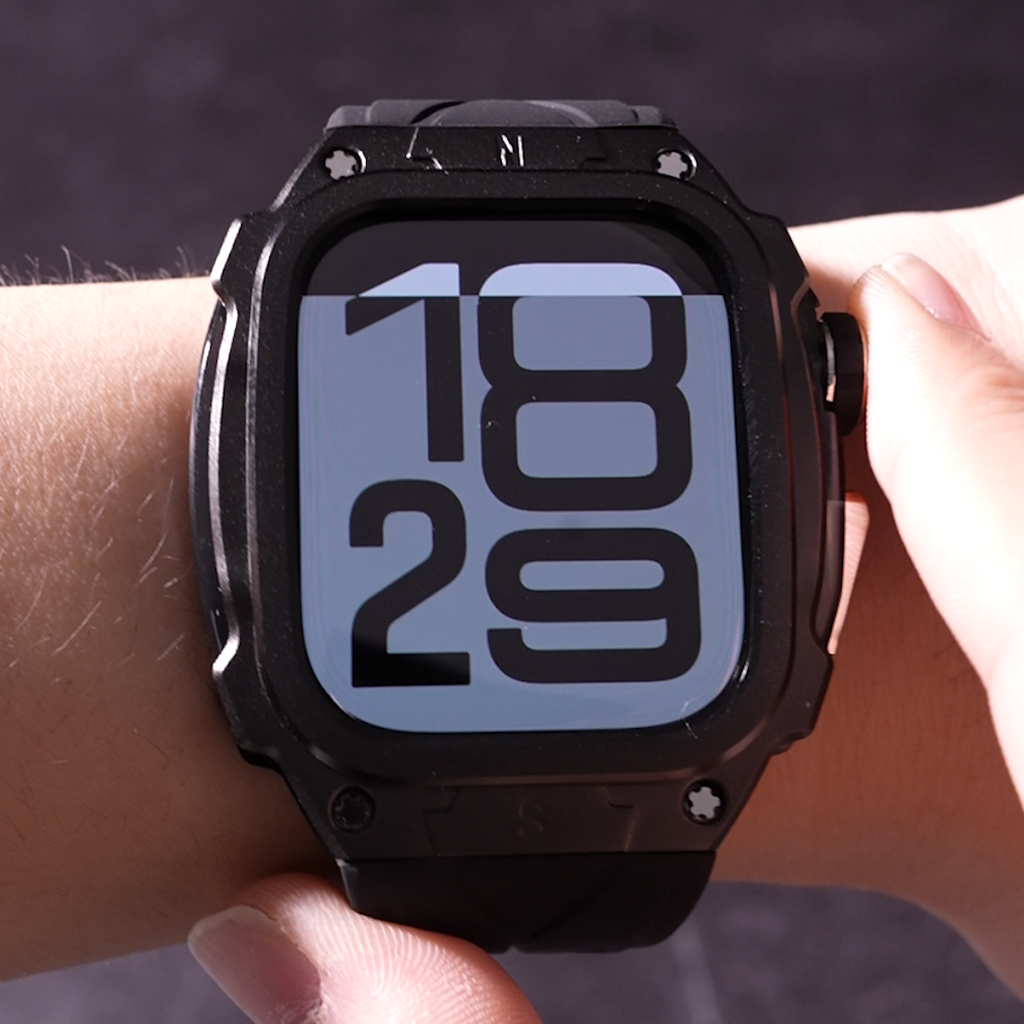 [Compatible with Series 10/11] Metallic Frame Integrated Band [Apple Watch]