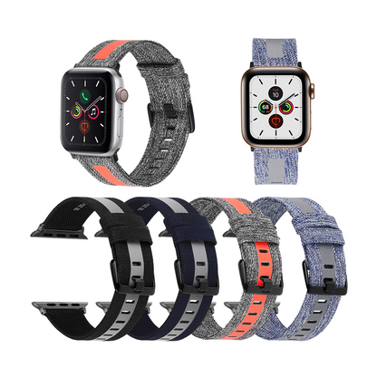 [4 colors available] Casual inline canvas band [Apple Watch]