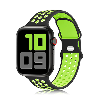 [12 colors available] Bicolor silicone sport band [Apple Watch]