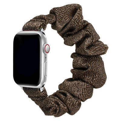 [19 colors available] Feminine scrunchie band [Apple Watch] 