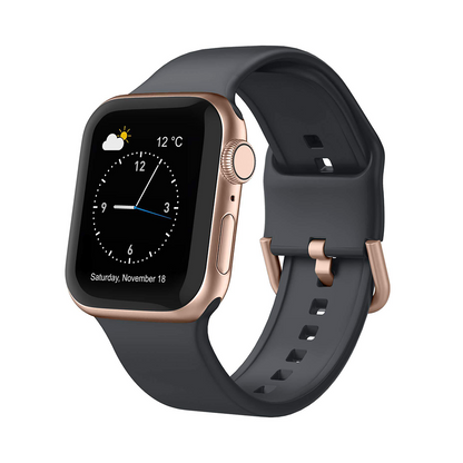 [30 colors available] Color buckle silicone band [Apple Watch]