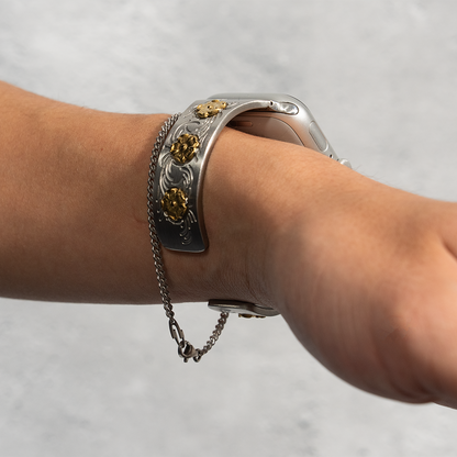 【アップルウォッチバングル】ARABESQUE FLOWER【SOULITE】