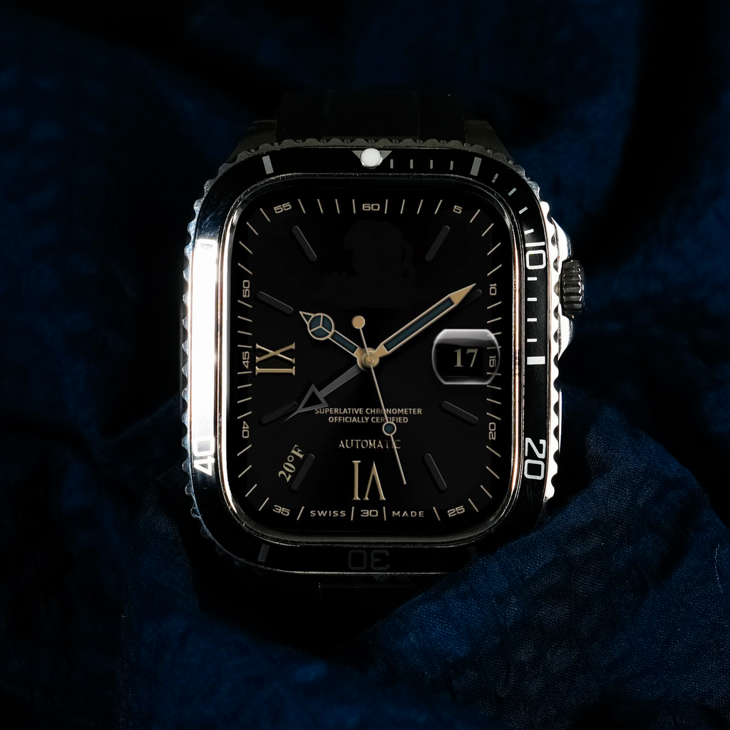 【全3色】ステンレスアーマーケース一体型バンド【アップルウォッチ】