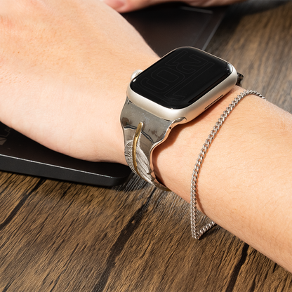 【アップルウォッチバングル】FEATHER GOLD TIP【SOULITE】