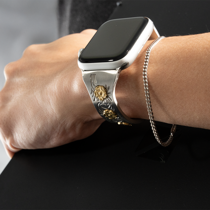 【アップルウォッチバングル】ARABESQUE FLOWER【SOULITE】