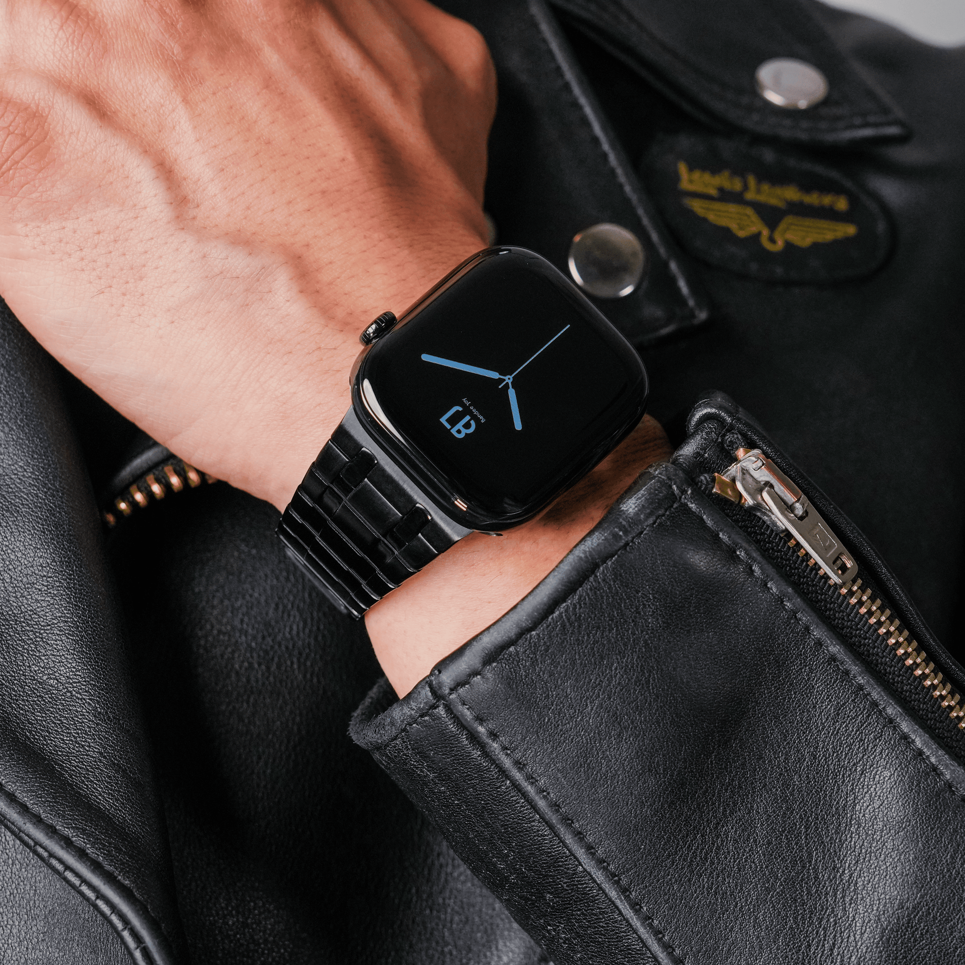 Apple Watch ステンレスマグネットバンド BJ001 ブラックモデル Apple Watch ステンレスマグネットバンド BJ001 ブラックモデル