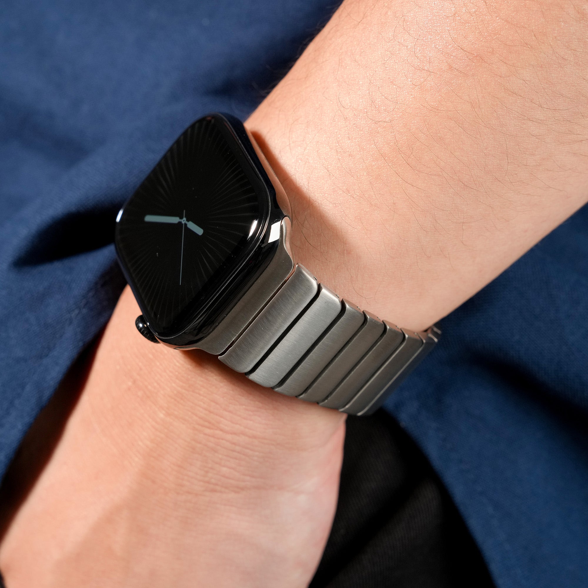 [Minimalist Design] Magnetic Bamboo Titanium Band [Apple Watch]