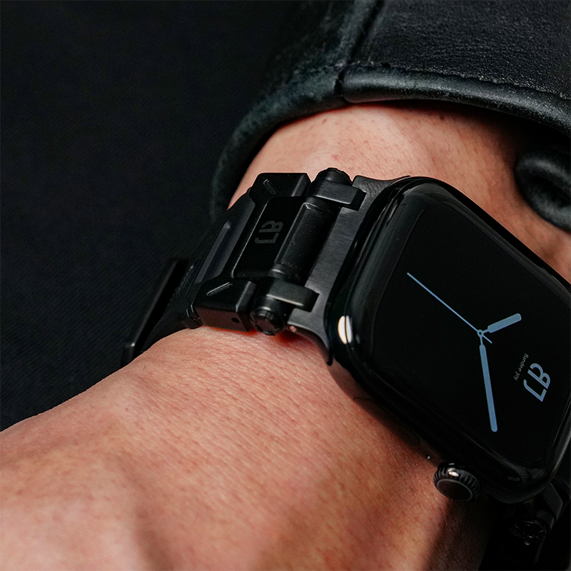 Apple Watch Band BJ-003 FORTRESS - Black Black【Bandee Joy】