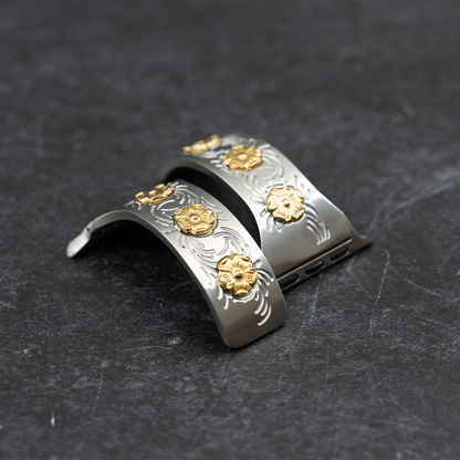 【アップルウォッチバングル】ARABESQUE FLOWER【SOULITE】