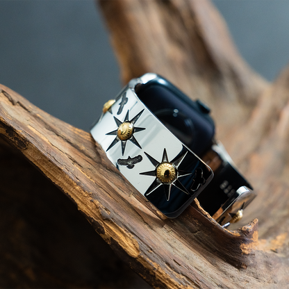 【アップルウォッチバングル】SUN EAGLE GOLD V2【SOULITE】