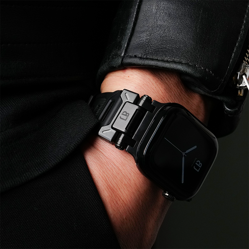 Apple Watch Band BJ-003 FORTRESS - Black Black【Bandee Joy】