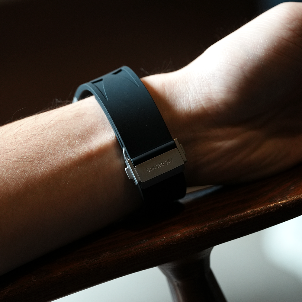 Apple Watch Band BJ-006 VECTOR - Black Silver【Bandee Joy】