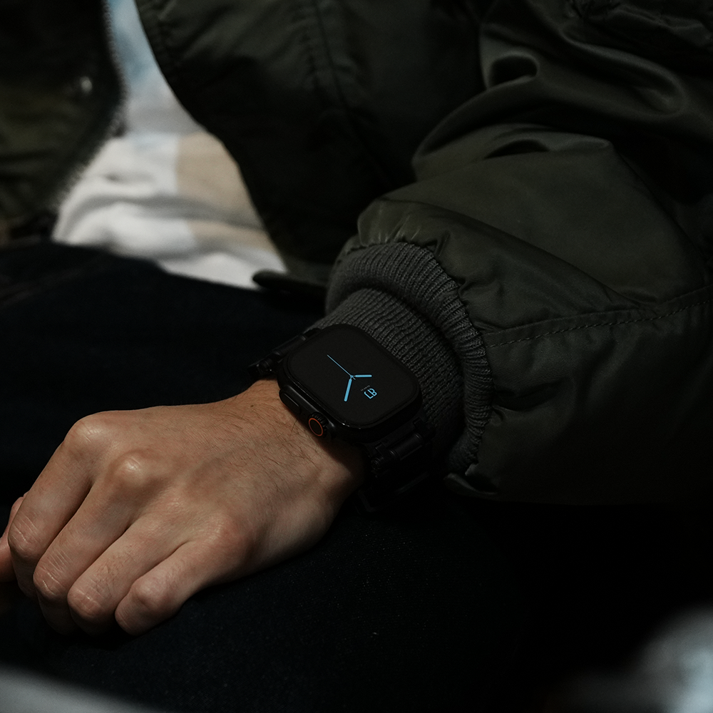 Apple Watch Band FORTRESS-003 - Black Black【Bandee Joy】