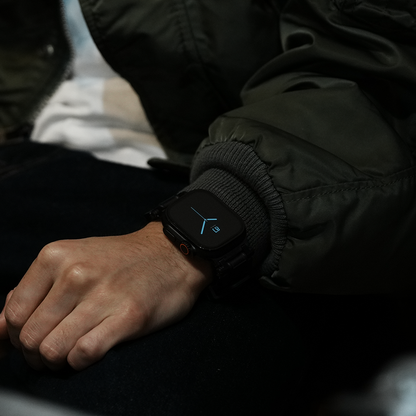 Apple Watch Band FORTRESS-003 - Black Black【Bandee Joy】