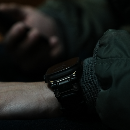 Apple Watch Band FORTRESS-003 - Black Black【Bandee Joy】