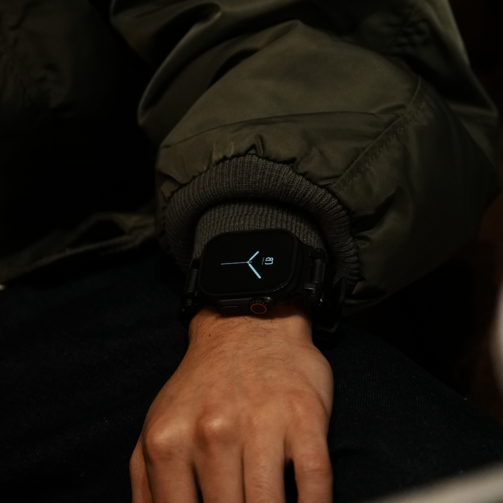 Apple Watch Band BJ-003 FORTRESS - Black Black【Bandee Joy】