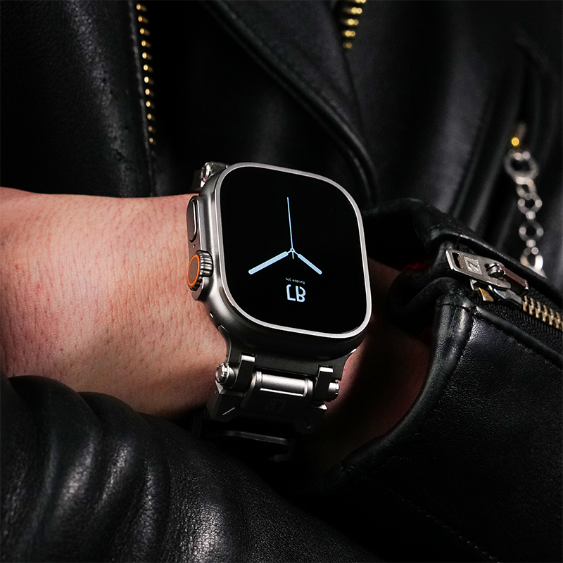 Apple Watch Band BJ-004 FORTRESS - Black Silver【Bandee Joy】