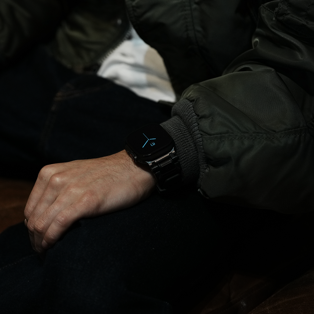 Apple Watch Band BJ-003 FORTRESS - Black Black【Bandee Joy】