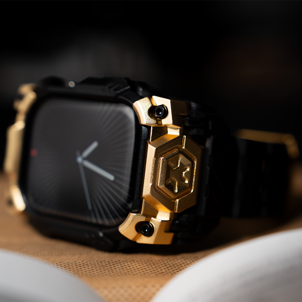 【衝撃吸収設計】UB Oreケース一体型バンド【アップルウォッチ】