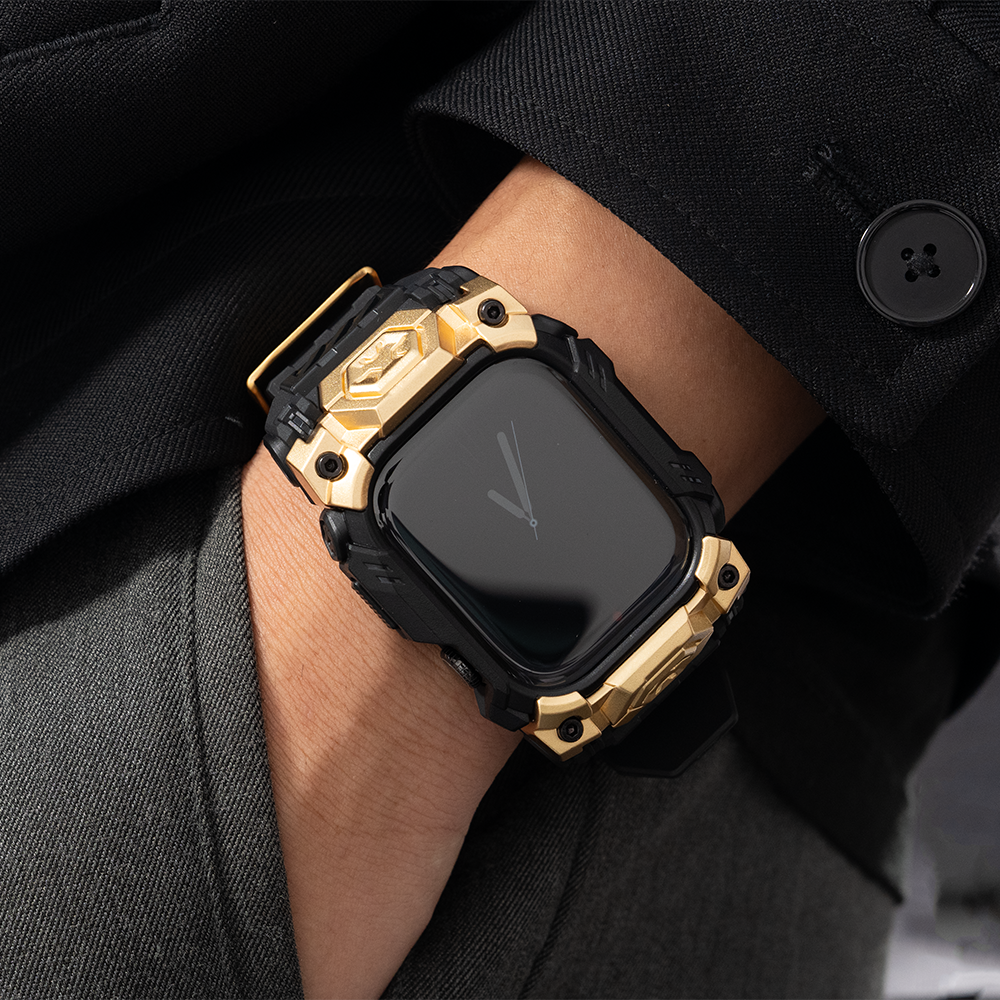 【衝撃吸収設計】UB Oreケース一体型バンド【アップルウォッチ】