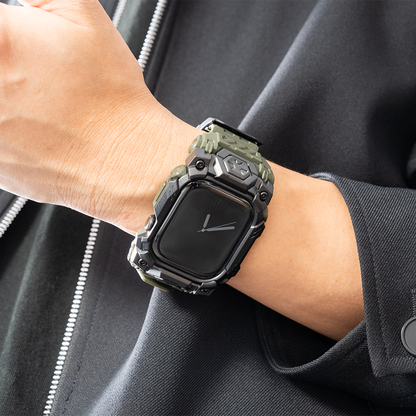 【衝撃吸収設計】UB Oreケース一体型バンド【アップルウォッチ】