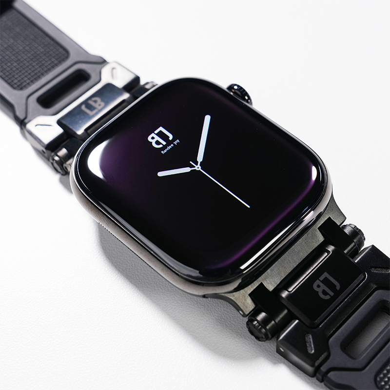 Apple Watch Band BJ-003 FORTRESS - Black Black【Bandee Joy】