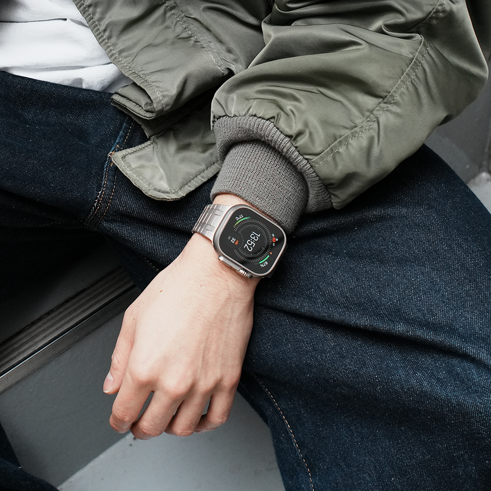 Apple Watch Band BJ-002 LINEAR - Silver【Bandee Joy】