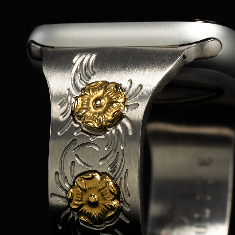 【アップルウォッチバングル】ARABESQUE FLOWER【SOULITE】