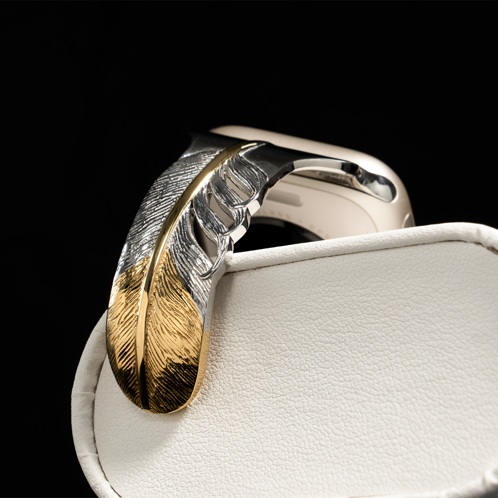 【アップルウォッチバングル】FEATHER GOLD TIP【SOULITE】